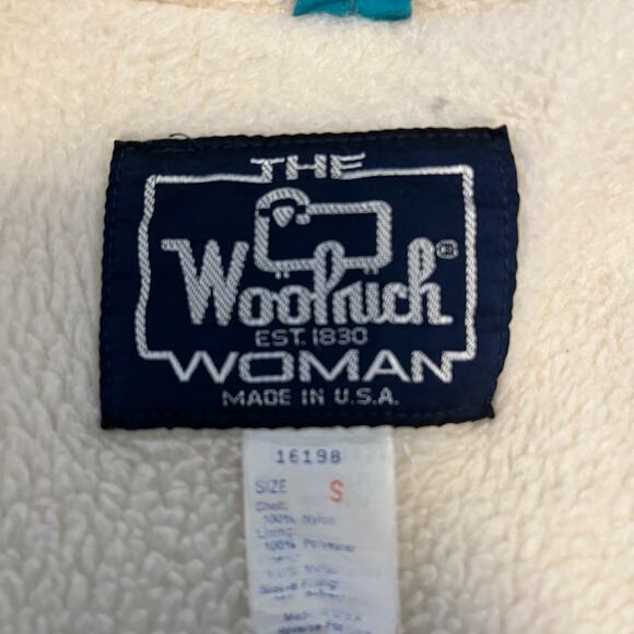 Vintage Woolrich Woman Fleece Lined Winter Jacket Size Small - Picture 2 of 14